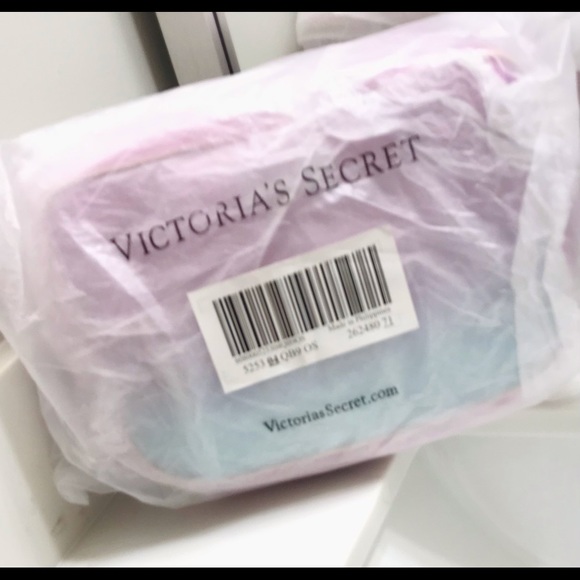 🆕PINK SUPER CUTE COSMETIC BAG/MERMAID COLORS ZIPPER CLOSURE/PINK ON FRONT/NWT!! - Picture 12 of 14